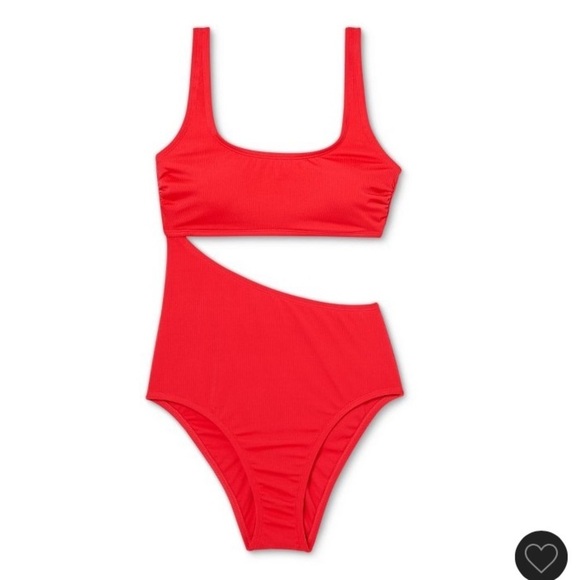 Kona Sol Textured Ribbed Side Cut Out Medium Coverage One Piece Swimsuit - Picture 14 of 16
